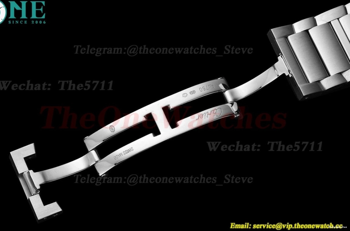 Tank SS SS 27mm Française 8848F Quartz Dial Silver 0326